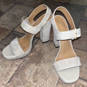 Calvin Klein Suede Heels